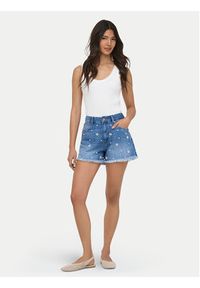only - ONLY Szorty jeansowe Zuma 15370792 Niebieski Regular Fit. Kolor: niebieski. Materiał: bawełna #4