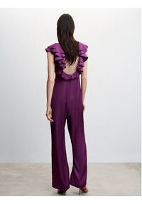 mango - Mango Kombinezon Lia 47087127 Fioletowy Regular Fit. Kolor: fioletowy. Materiał: wiskoza #3