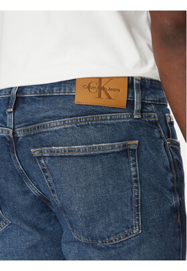 Calvin Klein Jeans Jeansy J30J327156 Niebieski Slim Fit. Kolor: niebieski