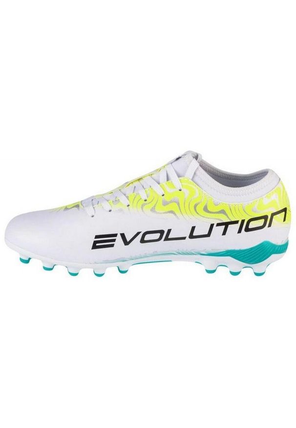Joma - Męskie Buty Piłkarskie Evolution Ze Sztuczną Nawierzchnią. Kolor: niebieski, wielokolorowy, biały, żółty. Sport: piłka nożna