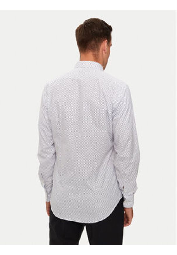 Liu Jo Koszula QF4234 T2663 Biały Slim Fit. Kolor: biały. Materiał: bawełna