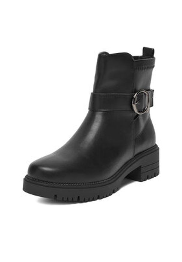 Clara Barson Botki CEO-JD241218-12 Czarny. Kolor: czarny. Materiał: materiał