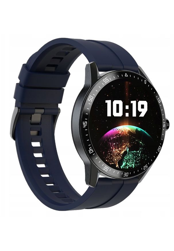 NoName - Smartwatch SMARTWATCH MĘSKI G. Rossi SW018-5 black/blue WŁASNE TARCZE + GRAWER. Rodzaj zegarka: smartwatch