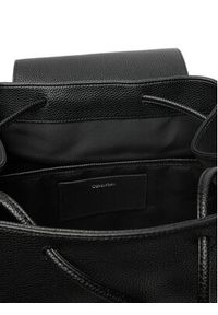 Calvin Klein Plecak Emblem Hw Pebble Backpack LV04F3553G Czarny. Kolor: czarny. Materiał: skóra #2