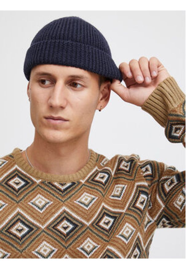 Blend Sweter 20715873 Brązowy Regular Fit. Kolor: brązowy. Materiał: syntetyk