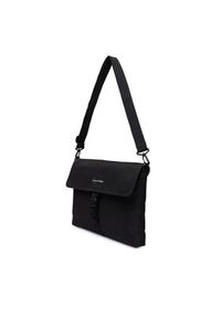 Calvin Klein Saszetka Bold Laptop Sleeve W/ Strap (Nyl LV04D1222G Czarny. Kolor: czarny. Materiał: skóra #5