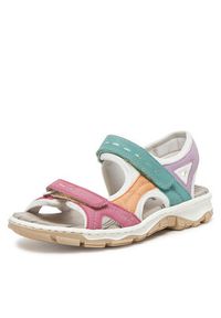 Rieker Sandały CEO-68866-92 Różowy. Kolor: różowy. Materiał: materiał #6