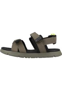 Camper - Sandały CAMPER ORUGA SANDAL Zielony. Kolor: zielony. Materiał: tkanina. Sezon: lato