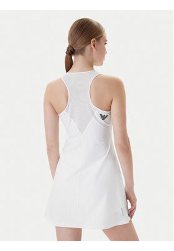 EA7 Emporio Armani Sukienka tenisowa 7W000317 AF14524 U0002 Biały Regular Fit. Kolor: biały. Materiał: syntetyk. Sport: tenis