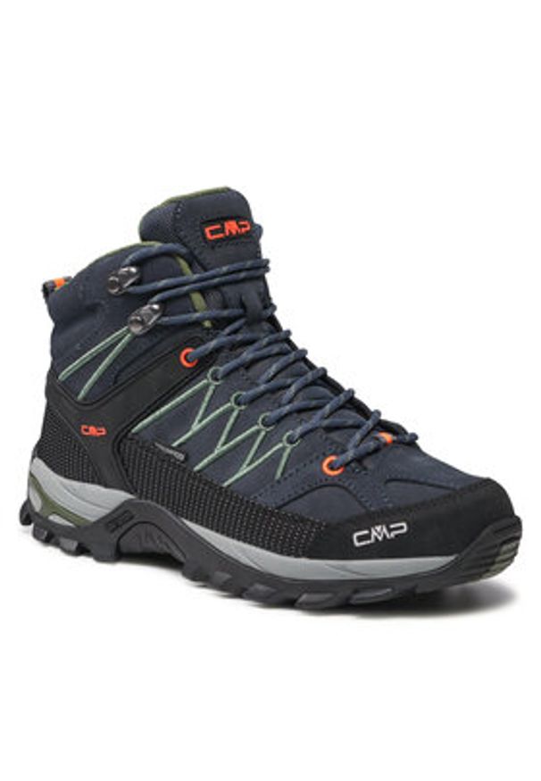 CMP Trekkingi Rigel Mid Trekking Shoe Wp 3Q12947 Granatowy. Kolor: niebieski. Materiał: zamsz, skóra. Sport: turystyka piesza
