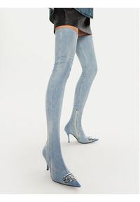 Diesel Kozaki D-Wenus Y03316PS288 Niebieski. Kolor: niebieski. Materiał: materiał #7