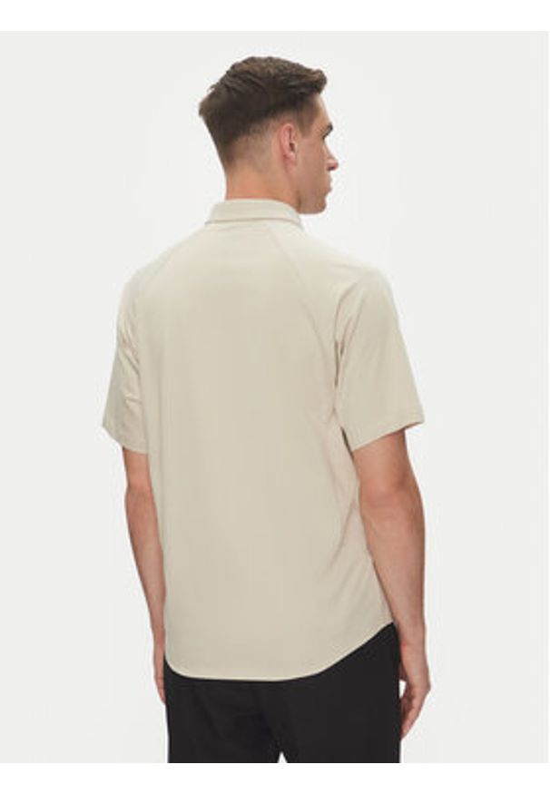 BOSS Koszula Excurse 50540196 Beżowy Regular Fit. Kolor: beżowy. Materiał: bawełna
