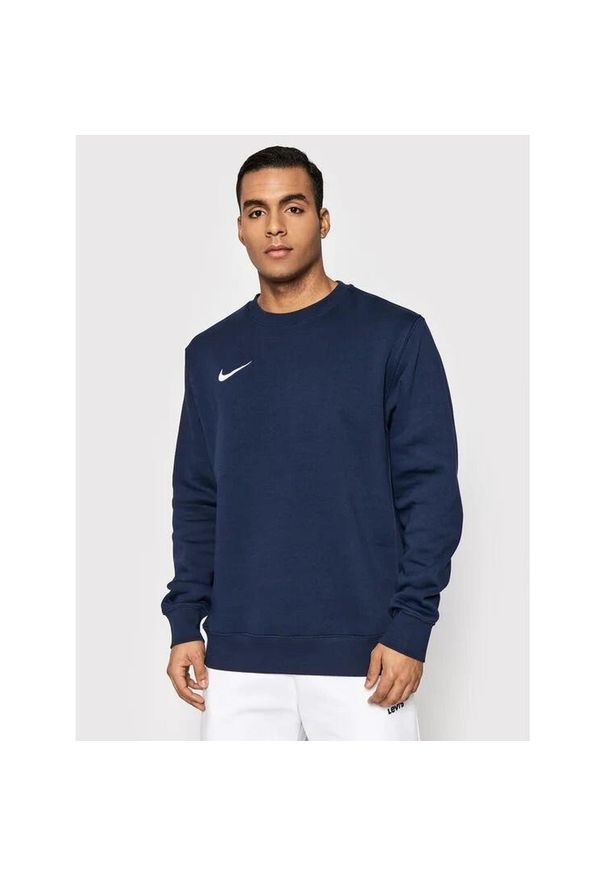 Bluza sportowa męska Nike Crew Fleece Park 20. Kolor: wielokolorowy, niebieski, biały. Materiał: bawełna. Sport: fitness
