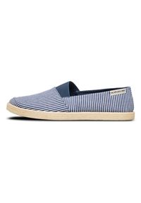 Quiksilver - Buty dla Mężczyzn ESPADRILLED. Kolor: szary, niebieski, wielokolorowy. Materiał: guma