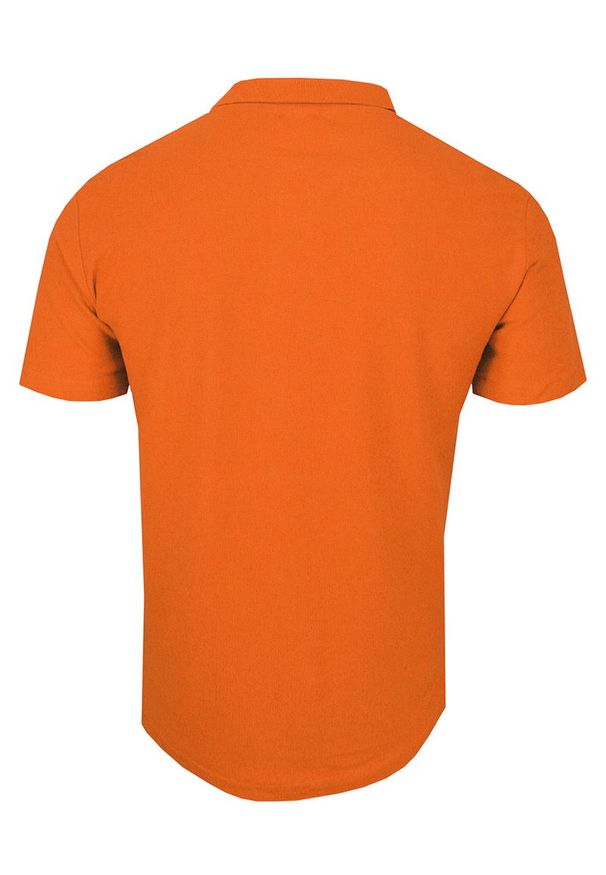Pomarańczowy t-shirt Stedman casualowy, polo