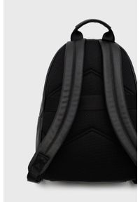 Calvin Klein plecak męski kolor czarny duży gładki. Kolor: czarny. Wzór: gładki