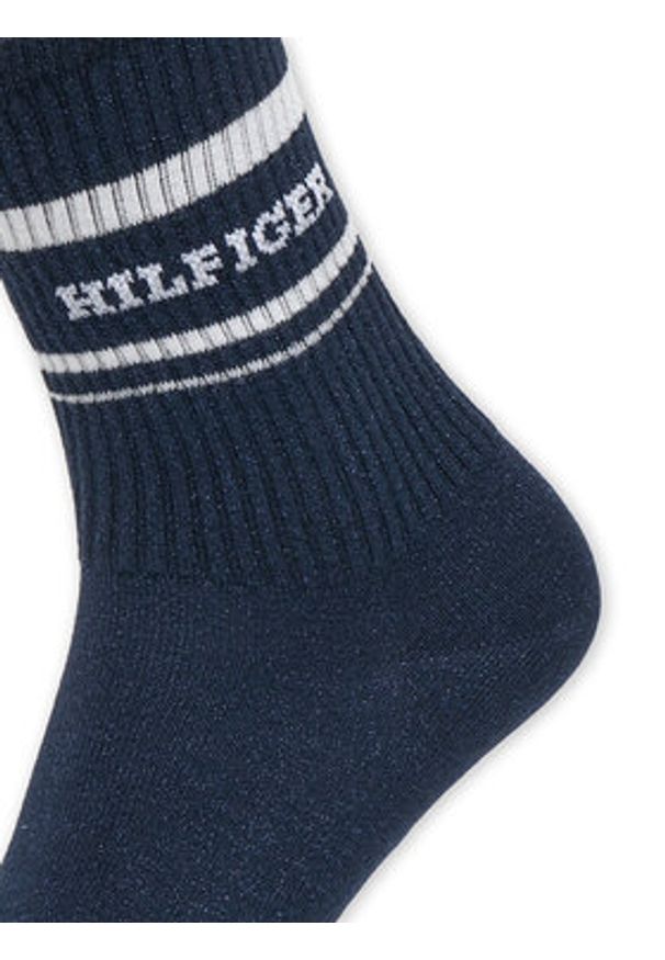 TOMMY HILFIGER - Tommy Hilfiger Skarpety długie 701236457 Granatowy. Kolor: niebieski. Materiał: bawełna