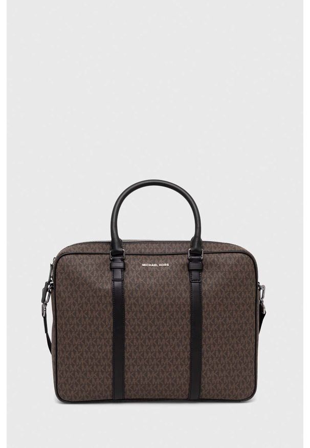 Michael Kors torba na laptopa kolor brązowy. Kolor: brązowy
