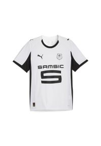 Puma - Męska koszulka wyjazdowa Stade Rennais F.C. 25/26 PUMA White Black. Kolor: czarny, biały, wielokolorowy. Sport: piłka nożna