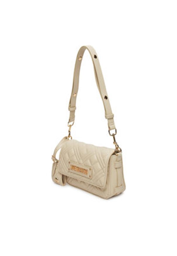 Love Moschino - LOVE MOSCHINO Torebka JC4210PP0MLA0110 Beżowy. Kolor: beżowy. Materiał: skórzane
