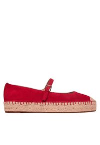 Lauren Ralph Lauren - LAUREN RALPH LAUREN Espadryle 802P06401002 Czerwony. Kolor: czerwony. Materiał: zamsz, skóra #1