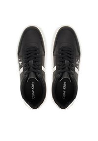 Calvin Klein Sneakersy Classic Cups Lace Lth Emb Tongue HM0HM02237 Czarny. Kolor: czarny. Materiał: skóra #4