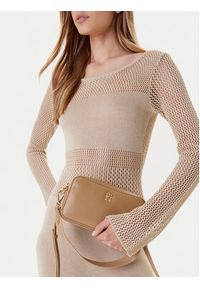 TOMMY HILFIGER - Tommy Hilfiger Torebka AW0AW16894 Beżowy. Kolor: beżowy. Materiał: skórzane #4