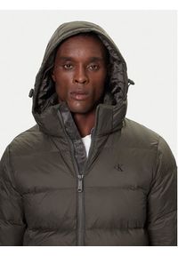 Calvin Klein Jeans Kurtka puchowa LV04RC518G Khaki Regular Fit. Kolor: brązowy. Materiał: syntetyk #4
