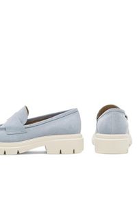 Gino Rossi Loafersy GRACE-E24-26372LM Błękitny. Kolor: niebieski. Materiał: skóra, zamsz