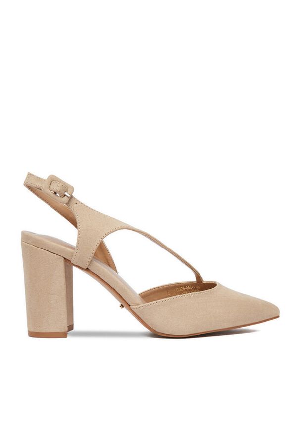 DeeZee Czółenka CEO-CD25-052-1 Beżowy. Kolor: beżowy. Materiał: materiał