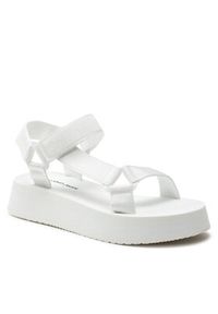 Calvin Klein Jeans Sandały Sandal Velcro Webbing Dc YW0YW01353 Biały. Kolor: biały #4