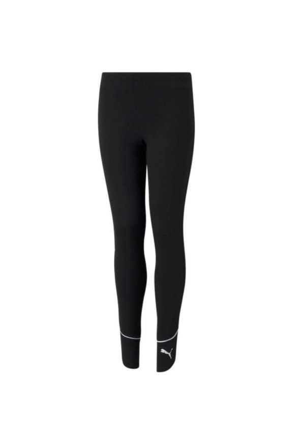 Legginsy dla dzieci Puma Alpha Leggings G czarne. Kolor: czarny