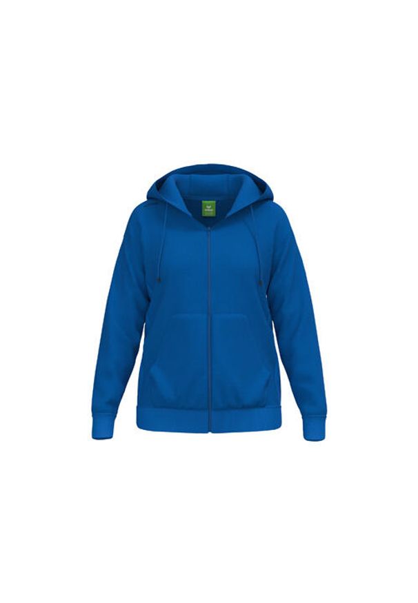 ERIMA - Damska kurtka z kapturem Erima TS. Typ kołnierza: kaptur. Kolor: niebieski