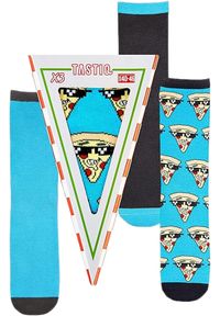 ATTIQ - Skarpety Unisex Tastic 3-Pack Pizza - Rozmiar 36-41. Kolor: wielokolorowy