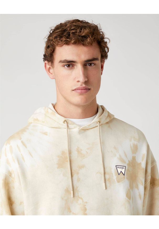 Wrangler - MĘSKA BLUZA WRANGLER HOODIE PAPYRUS W6E1HAXME 112130725