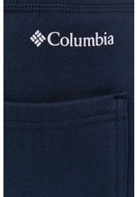 columbia - Columbia Spodnie męskie kolor granatowy gładkie. Kolor: niebieski. Materiał: dzianina. Wzór: gładki