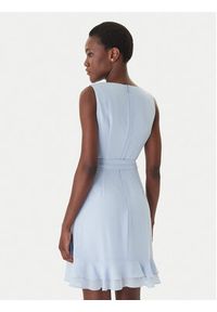 Morgan Sukienka koktajlowa 241-ROSVAL Błękitny Regular Fit. Kolor: niebieski. Materiał: syntetyk. Styl: wizytowy #3