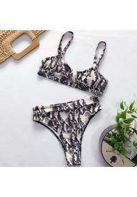 Intica - Strój kąpielowy dwuczęściowy z ozdobnym kółkiem na lato Antra. Materiał: materiał