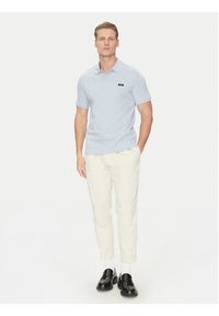 Calvin Klein Polo K10K111196 Błękitny Slim Fit. Typ kołnierza: polo. Kolor: niebieski. Materiał: bawełna #3