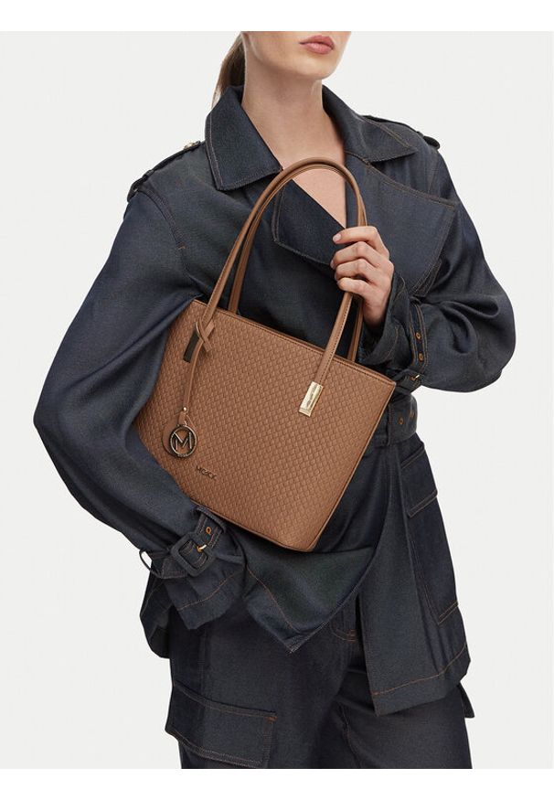MEXX Torebka CEO-MEXX-X-001-10 Beżowy ciemny. Kolor: beżowy. Materiał: skórzane