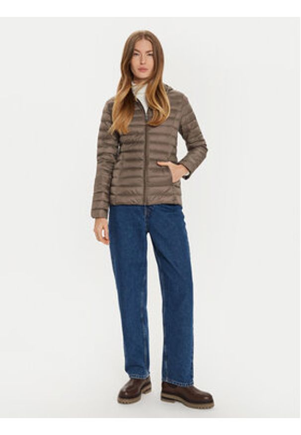 Jott Kurtka puchowa Cloe P000WDOW01 Beżowy Slim Fit. Kolor: beżowy. Materiał: syntetyk