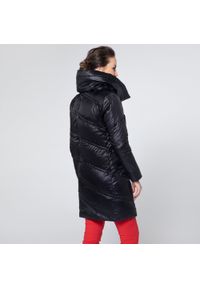 Wittchen - Damska kurtka puchowa z wysokim kołnierzem czarna. Kolor: czarny. Materiał: nylon. Sezon: jesień, zima #4