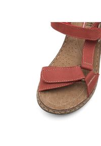 Go Soft Sandały WI23-4773-05 Czerwony. Kolor: czerwony. Materiał: skóra #4