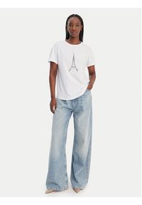 Liu Jo T-Shirt WA6413 JS904 Biały Regular Fit. Kolor: biały. Materiał: bawełna #3