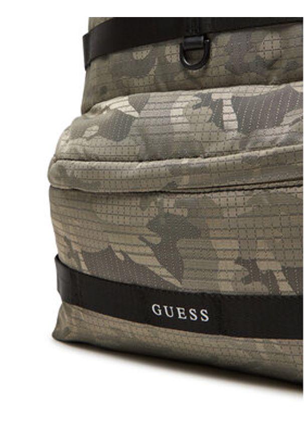 Guess Plecak HMASNC P5375 Khaki. Kolor: brązowy. Materiał: materiał