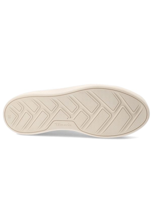 Białe Sneakersy Tamaris Modne Obuwie Damskie Animal Prints. Okazja: na co dzień, na spacer. Kolor: biały. Wzór: motyw zwierzęcy. Styl: elegancki, klasyczny, casual