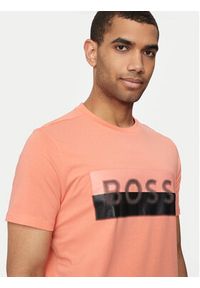 BOSS - Boss T-Shirt Tee 9 50512998 Czerwony Regular Fit. Kolor: czerwony. Materiał: bawełna