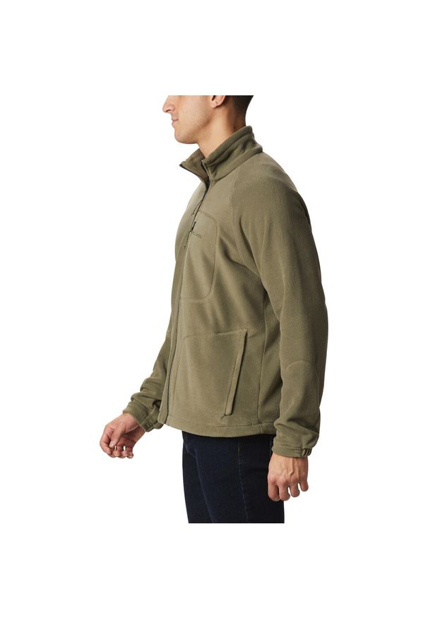 columbia - Bluza sportowa męska Columbia AM3039397. Kolor: zielony. Materiał: polar. Sport: turystyka piesza