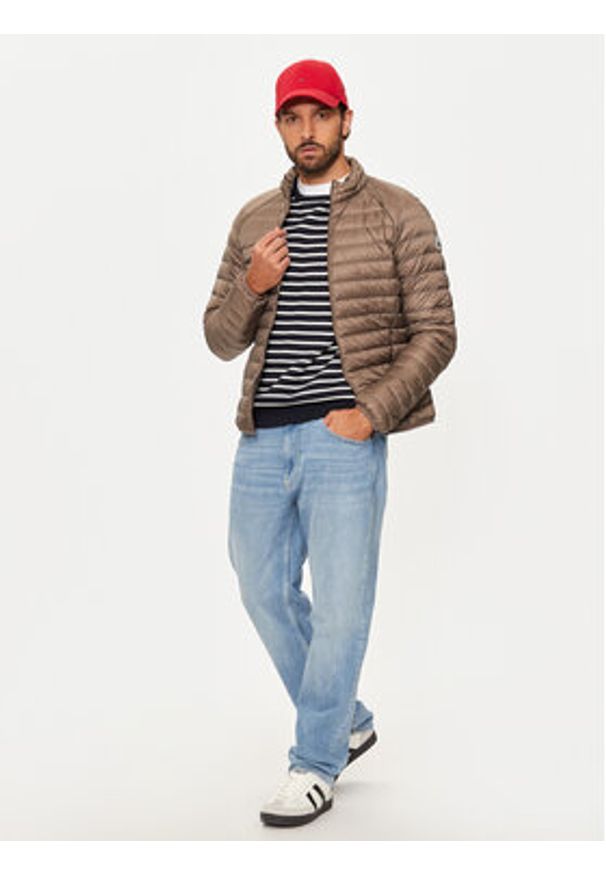 Jott Kurtka puchowa Mat P000MDOW02 Beżowy Slim Fit. Kolor: beżowy. Materiał: syntetyk
