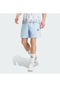Adidas - Train Essentials Woven Training Shorts. Kolor: czarny, niebieski, wielokolorowy. Materiał: materiał. Sport: bieganie